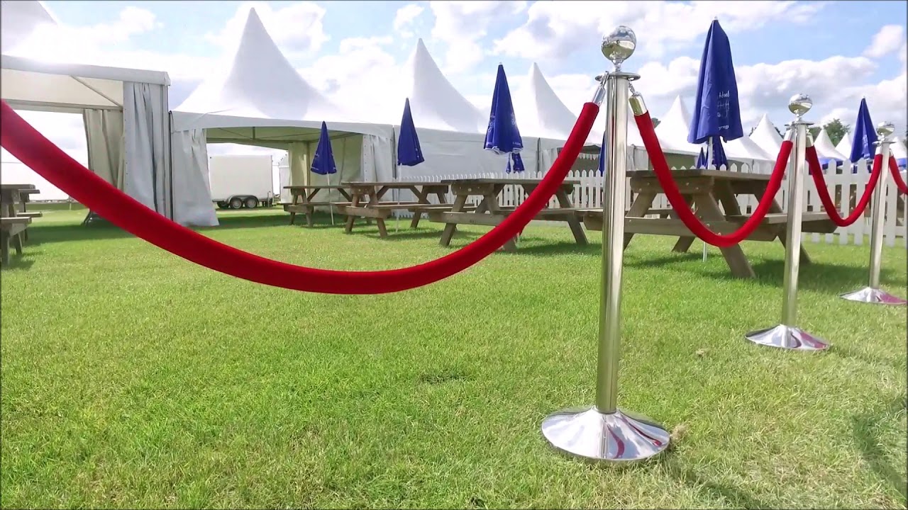 Chrome Barrier Posts & Ropes