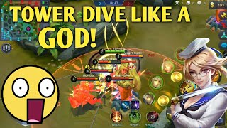 TOWER DIVE & WALLSPAM WITH FANNY LIKE A GOD! TOWER DIVE TECHNIQUES & GUIDE EXPLAINED! screenshot 5