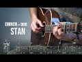 Stan Eminem Ft Dido Fingerstyle Guitar Clean TAB Chords Lyrics 