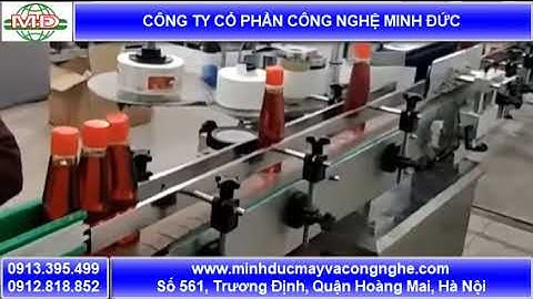 Dây chuyền chiết rót sản xuất chai nước ngọt tự động