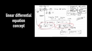 linear differential equation concept, upsc maths optional, iitjam mat , GATE