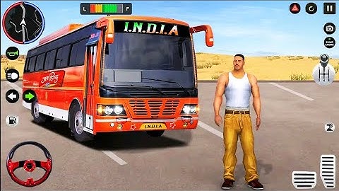 Indian Bus Simulator : MAX 3D - City Coach Bus Driving - Android Gameplay