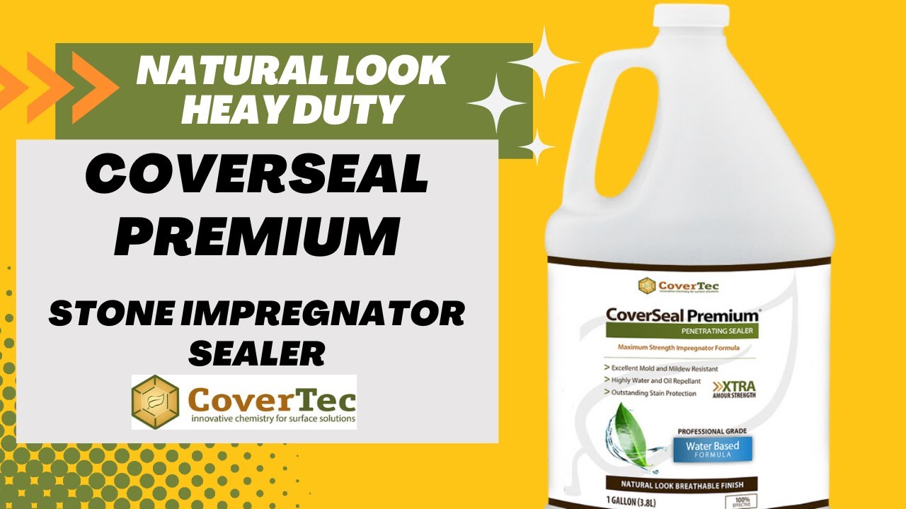 CoverSeal Premium Stone Impregnator Sealer With Maximum Stain Resistance Video CoverTec
