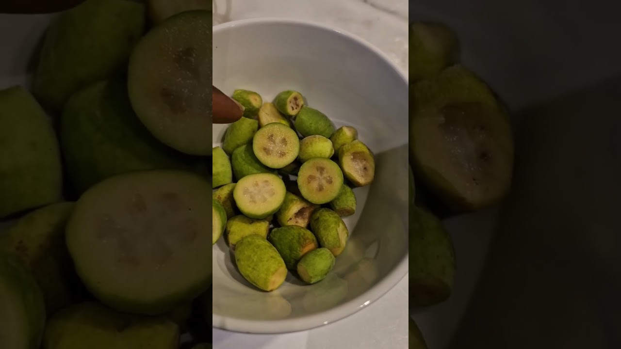 От позднего урожая фейхоа до веганского мороженого и игристого напитка из фейхоа | Рецепты с анан...