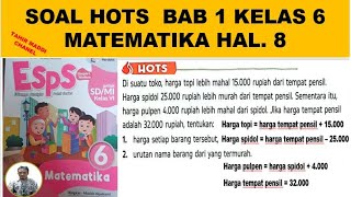 Pembahasan Soal HOTS Matematika Kelas 6 Bab 1 Halaman 8