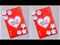 Beautiful handmade Birthday greeting card for Best friend / Easy and Beautiful Birthday card making