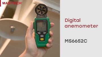 New MASTECH MS6652C Digital Mini Anemometer