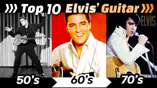 [Top10] Elvis Presley 🕺🏻 His Best Guitar Poses 😱 4K Colorized🌈 (VOL. 2)