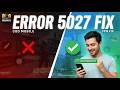 Fix Call of Duty Mobile Error 5027 | Step-by-Step Guide