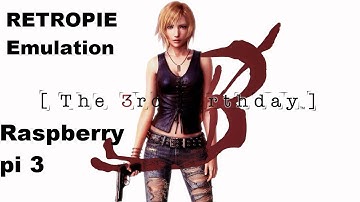 Raspberry Pi 3 Emulating The 3rd Birthday using Retropie | Psp Emulation