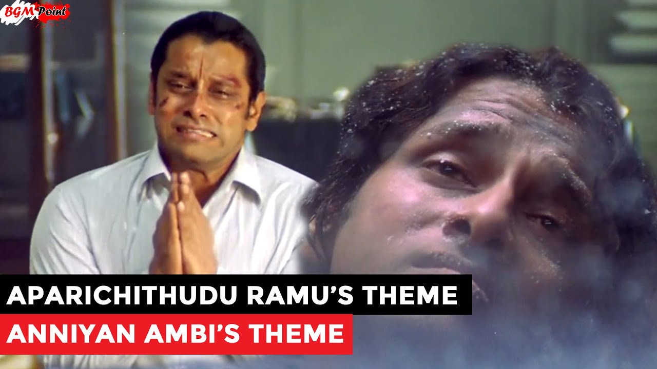 Aparichithudu BGMs  Ramus Theme  Ramus Sad BGM  Anniyan BGMs  Ambis Theme  Ambis Sad BGM