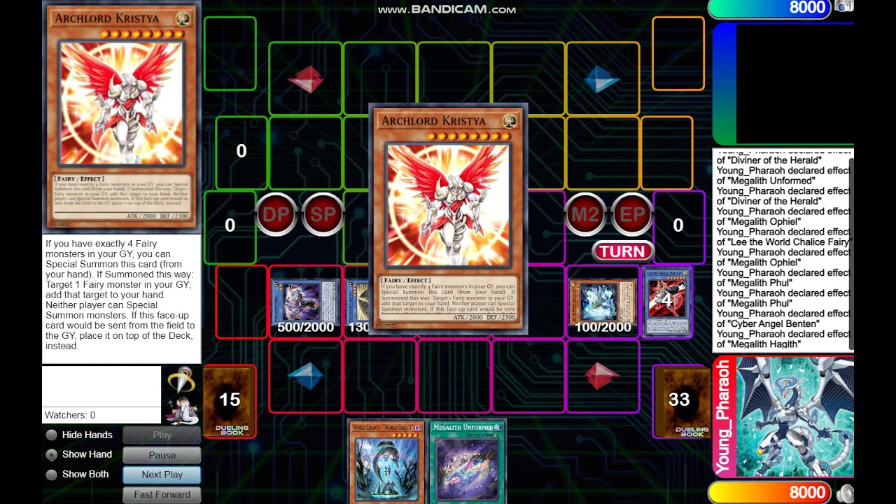 World Chalice Megalith 2 Card Combo = 4 negates + Kristya