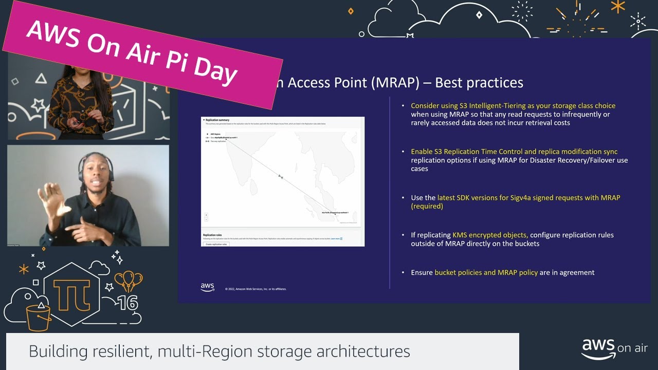 AWS on Air Pi Day 2022 - Building Resilient, Multi-Region Storage ...