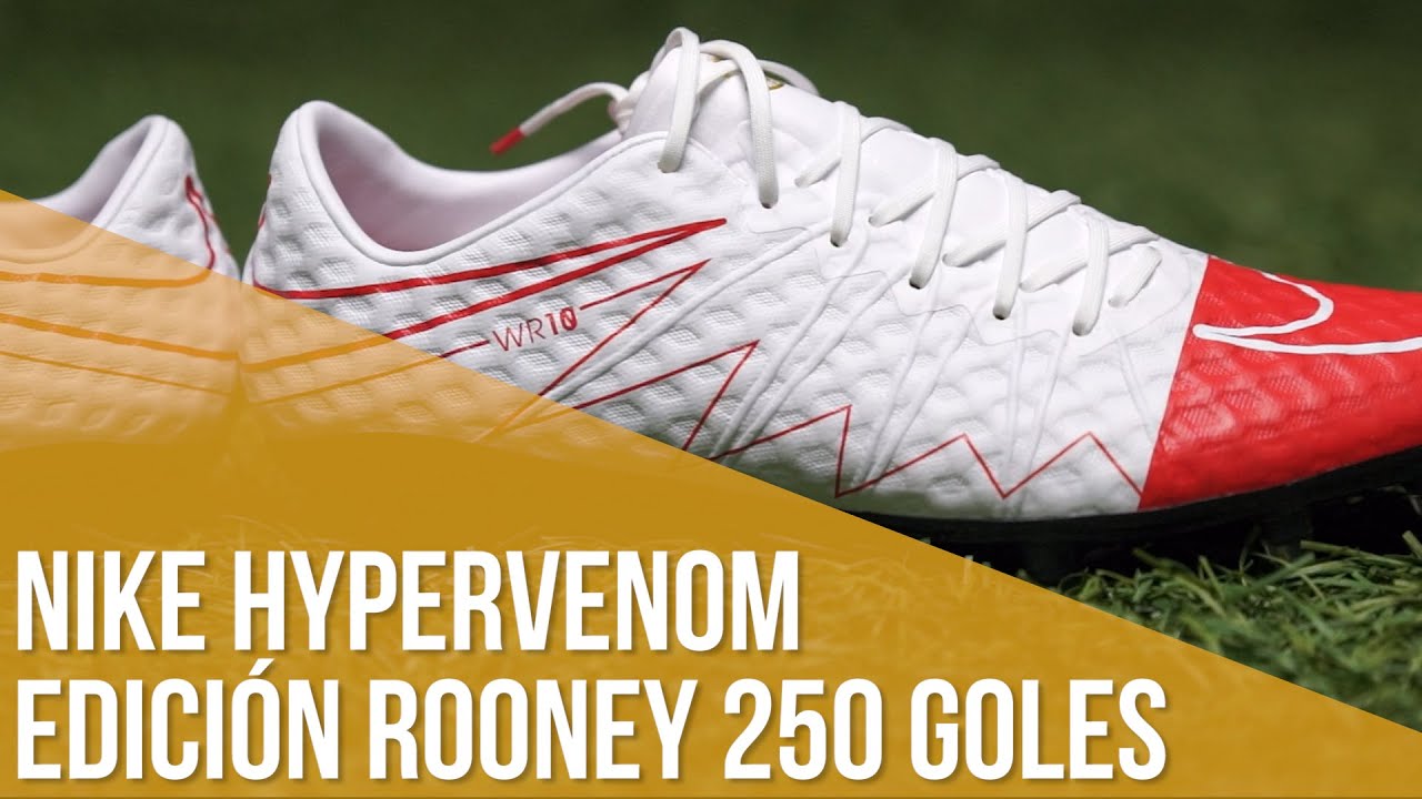 Nike Hypervenom Rooney 250 goles con Manchester United -