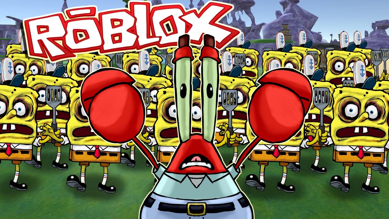 Roblox Zombies In Bikini Bottom Spongebob Zombie Invasion Roblox Zombie Youtube - spongebob zombie war roblox