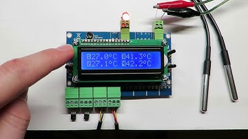 Termometr 4 kanałowy z alarmem MIN MAX DS18B20