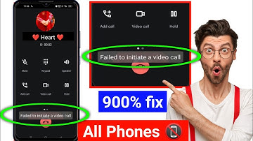⚠️failed to initiate video call | failed to initiate video call problem in vivo | failed to initiate