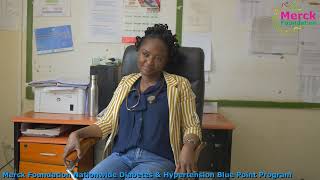 Dr. Gaone Lekgowe, Merck Foundation Diabetes & Hypertension Blue Points Program Alumni, Botswana.