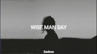 Wise Man Say ( can't help falling in love ) (Sadexa Ft, Yara Febricante)