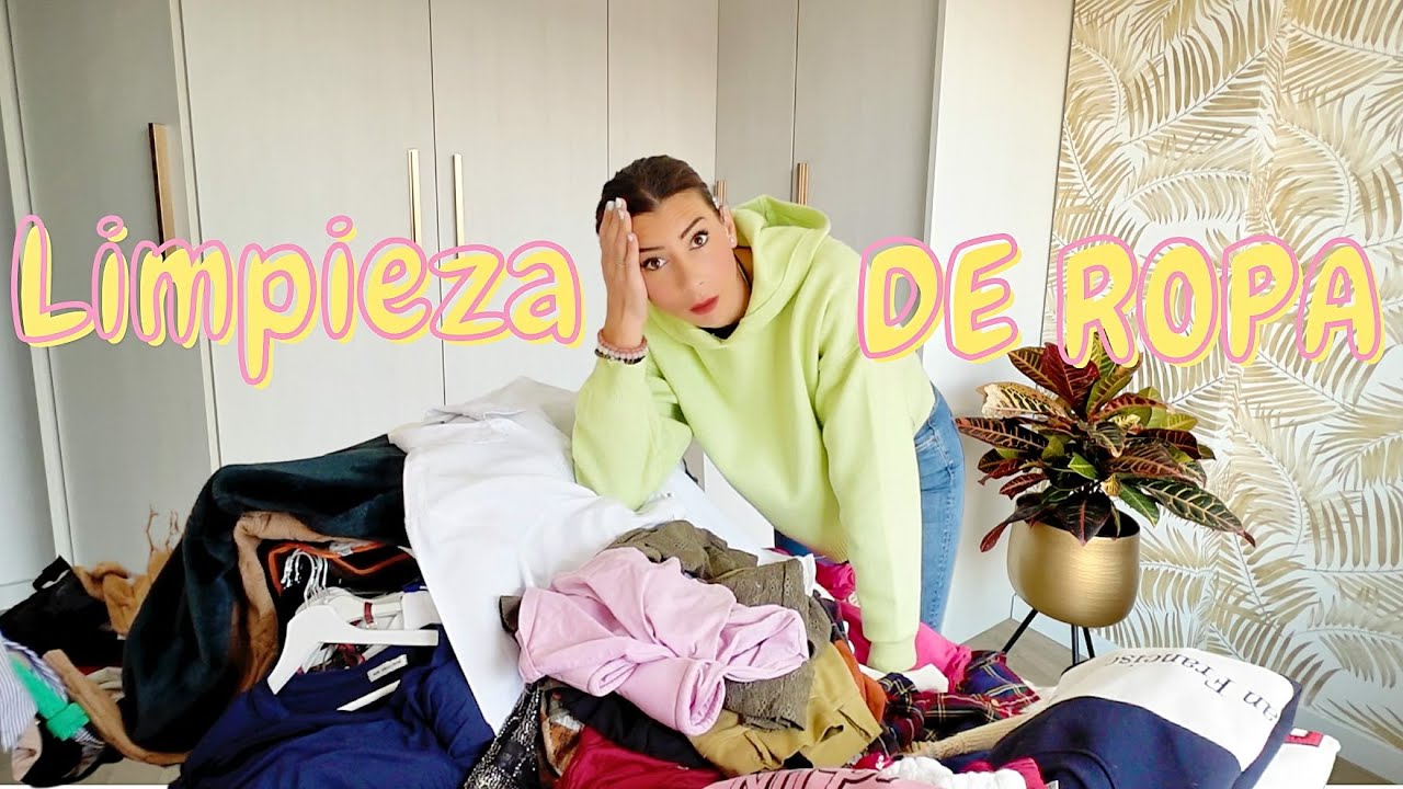 LIMPIEZA de ARMARIO ¡¿Cómo he podido acumular tanto?! ORDENANDO la ROPA que me GUSTA de Verdad