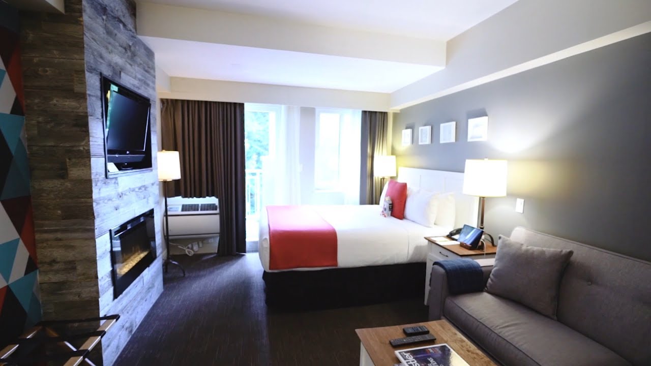 Queen Deluxe Studio at the Summit Lodge Whistler YouTube