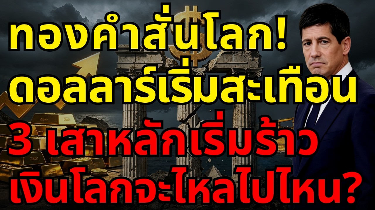 ⁣[ด่วน!] ทองคำกำลังสั่นคลอนระบบเปโตรดอลลาร์? เปิด 3 เสาหลักที่ค้ำดอลลาร์ เงินโลกกำลังจะไหลไปไหน?