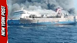 Indonesian Ferry BURSTS Into Flames With Hundreds Aboard