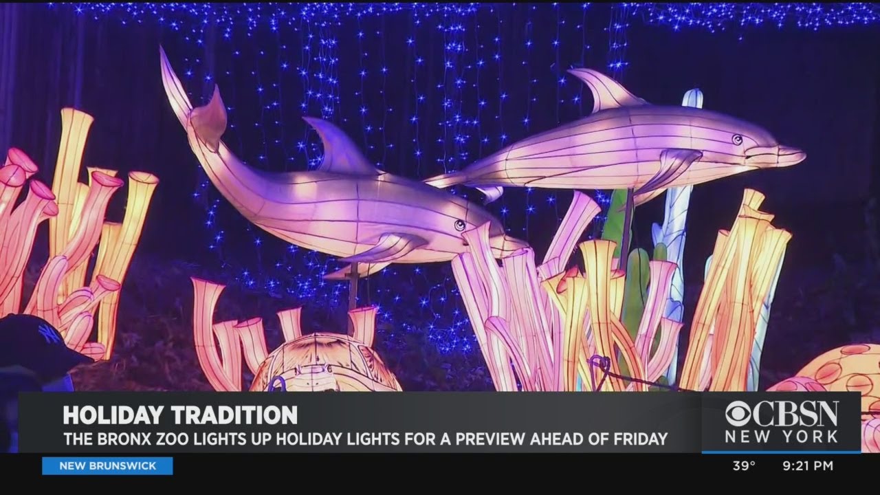 Bronx Zoo Previews Holiday Lights