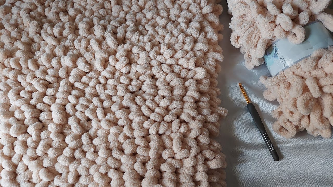 كروشية 🧶 بخيط البافي أسهل وأسرع مشاية ونتيجة مبهرة 🍀