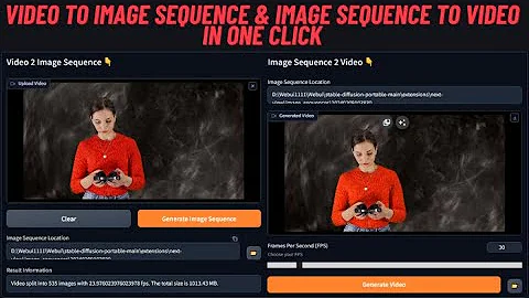 Transform Video to Image Sequence & Image Sequence to Video in One Click | Easy Tutorial!"