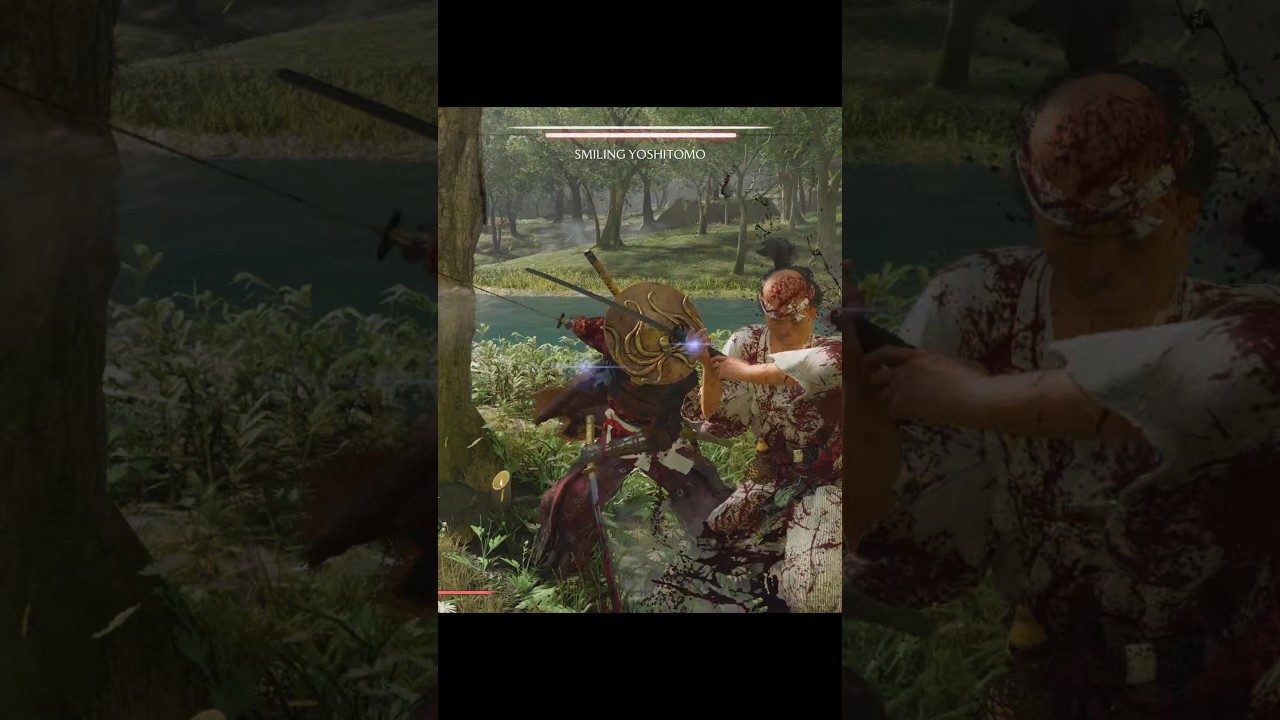 Smiling Yoshimoto Bounty Boss Fight Lethal Difficulty Gameplay - Ghost of Yotei Shorts