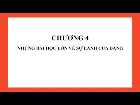Video #2- Chương 4 - Những bài học lớn về sự lãnh đạo của... - youtube
