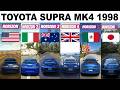 Forza Horizon 6 Toyota Supra MK4 1998 SOUND COMPARSON Between FH5 vs FH4 vs FH3 vs FH1