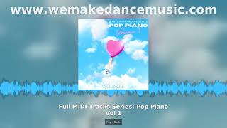 Full MIDI Tracks Series Pop Piano Vol 1 MIDI Pack Pop Rock