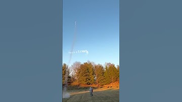 Space X Falcon 9 Model Rocket Launch #modelrocket #spacex #rocket #cool #fyp