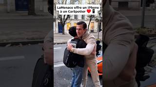 La Menace fait plaisir à un CarSpotter 😳♥️ #lamenace #pourtoi #fyp #viral #emotions #respect