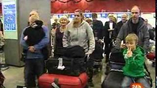 Una huelga salvaje de los controladores paraliza España