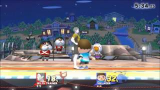Reflex (Wii Fit Trainer) vs. Orca (Villager) @TheReflexWonderful