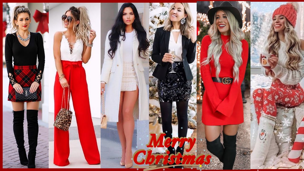 OUTFITS PARA 2023 | elegantes y casuales MODA MUJER | ideas de combinaciones para navidad - YouTube