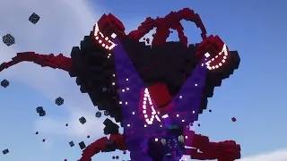 Wither storm VS 100 wardens, But they tried to fight now...