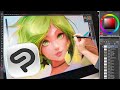 I try CLIP STUDIO PAINT! - Review + First Impressions