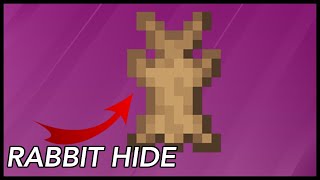What Is The Use Of Rabbit Hide In Minecraft?