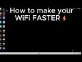 How to make your WiFi faster #fasterinternet  #wifispeed  #SpeedUpWiFi #wifitips #viralvideo #shorts