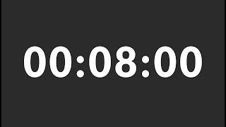 6 MINUTE TIMER  |BACKGROUND VIDEOS| WHITE TIMER ON BLACK BACKGROUND |  #StudyTimer #CountdownTimer