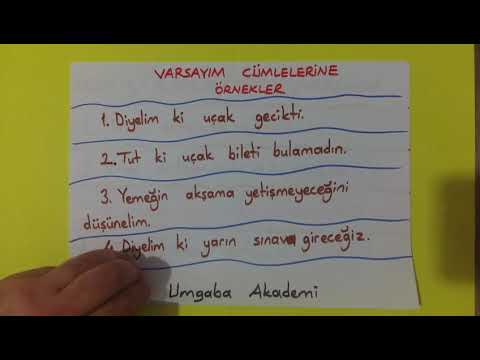 128➡ Varsayım Cümleleri