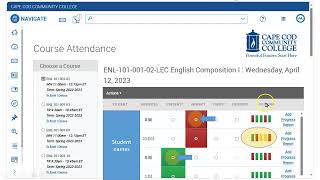 Take attendance with EAB Navigate