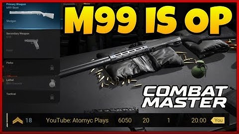 The M99 Shotgun is OP! 20 Kill Team Deathmatch Gameplay - Combat Master Online FPS
