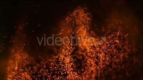 Orange Waving Particles | Motion Graphics - Envato elements