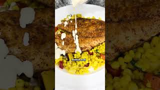 Moroccan-Spiced Tilapia with Couscous for dinner