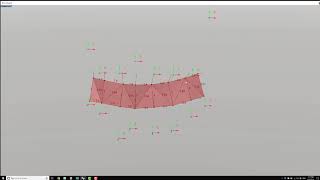Canopy Structure with fixed edge lengths | Kangaroo, Grasshopper and Rhino